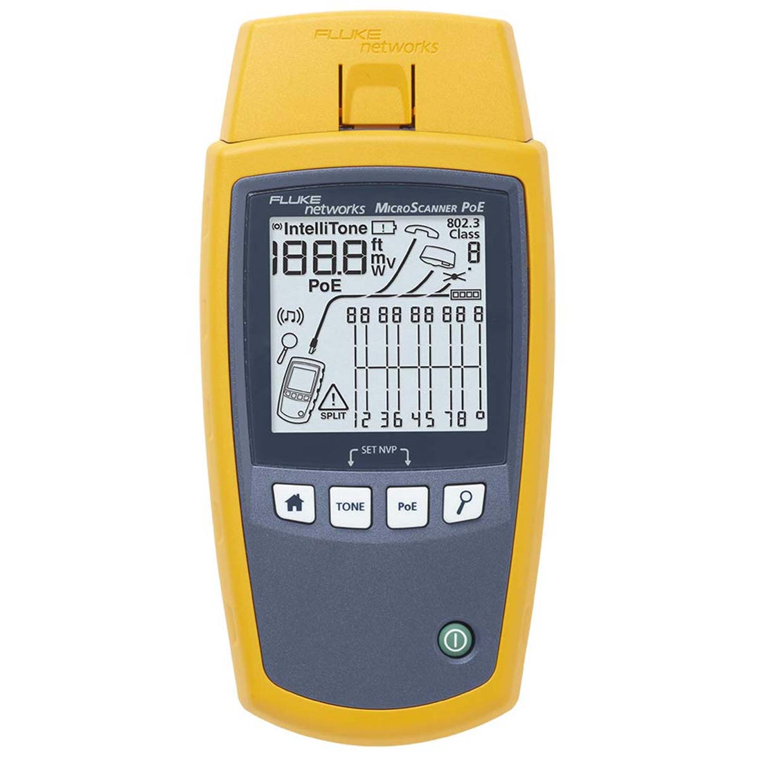 Micro Scaner FLUKE- MS-POE Microscanner Poe Cable Verifier